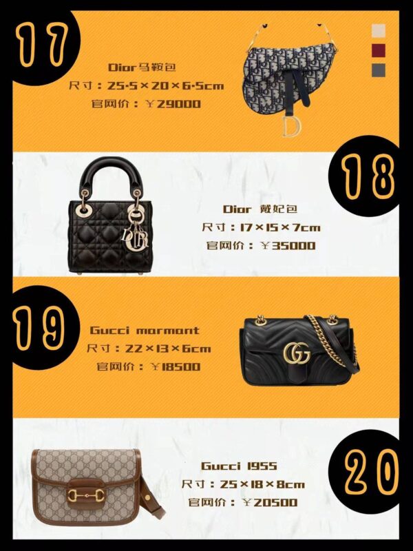 女士包包十大奢侈品排名(国际品牌女包排行榜前二十名有哪些)-1