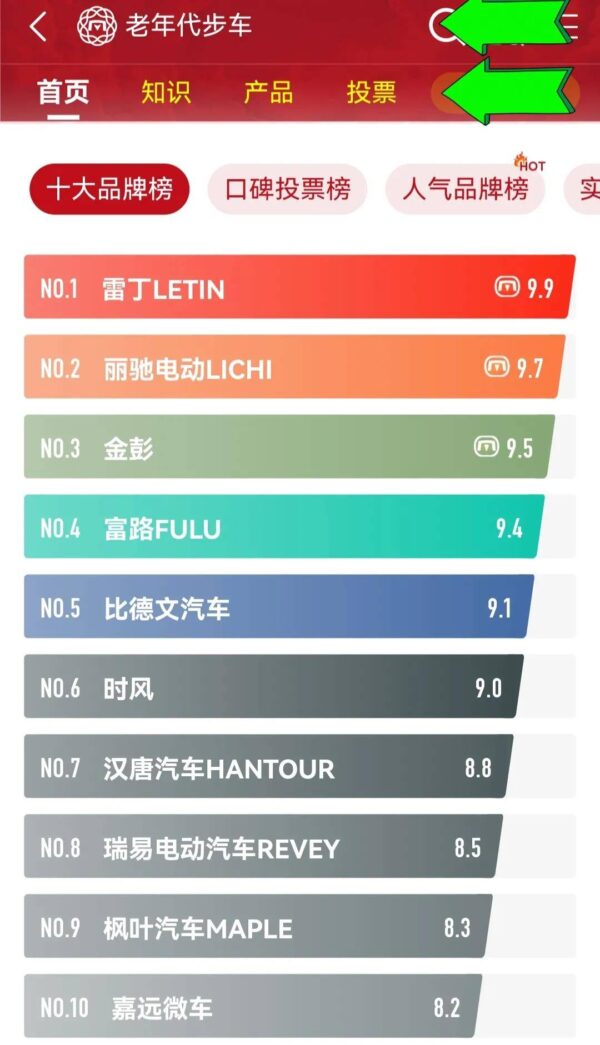 老年代步车排行榜前十名(最好老年代步电动四轮车)-1